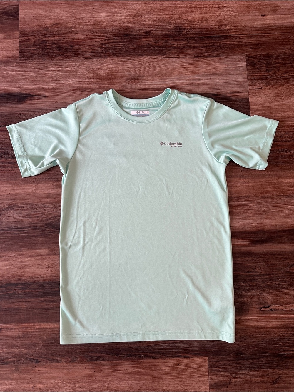 Columbia Youth Short-Sleeve Tee in Mint
